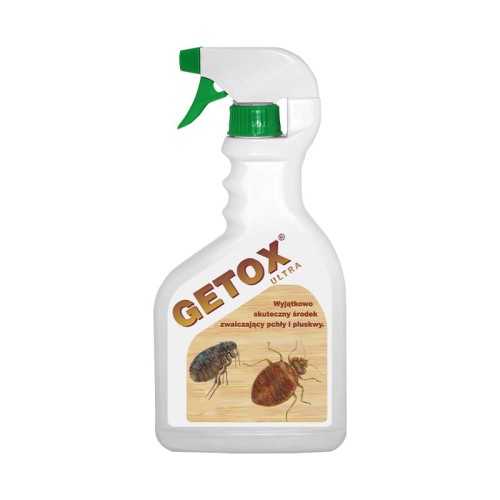 Getox Ultra 600ml - szczególnie polecany jest do zwalczania pcheł i pluskiew