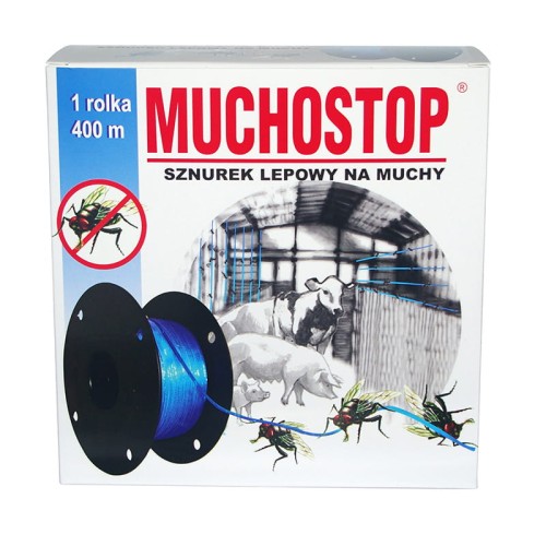 sznurek lepowy na muchy - Muchostop