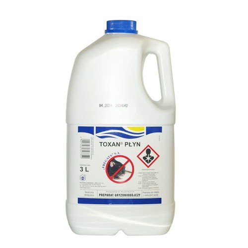 Toxan płyn preparat gryzoniobójczy 3 L