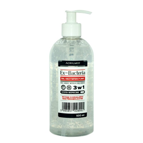 EX-BACTERIA - żel do dezynfekcji rąk 500 ml