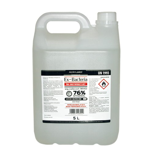 EX-BACTERIA - żel do dezynfekcji rąk 5 L
