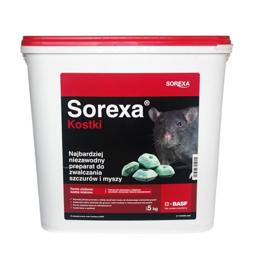 Sorexa Kostka 5 kg - trutka na szczury i myszy