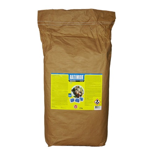 RATIMOR Brodifakum pasta 25 kg trutka na szczury i myszy