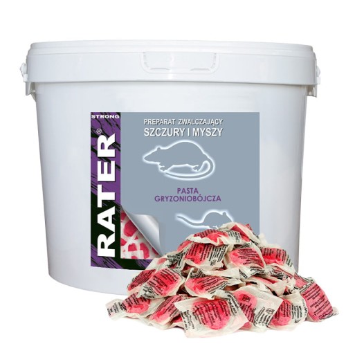 Trutka na szczury i myszy Rater Strong pasta 5kg