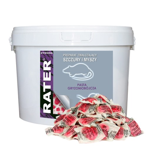Trutka na szczury i myszy Rater Strong pasta 3kg