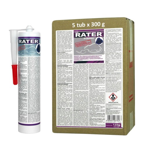Trutka na szczury i myszy Rater Strong Żel 1,5 kg brodifakum