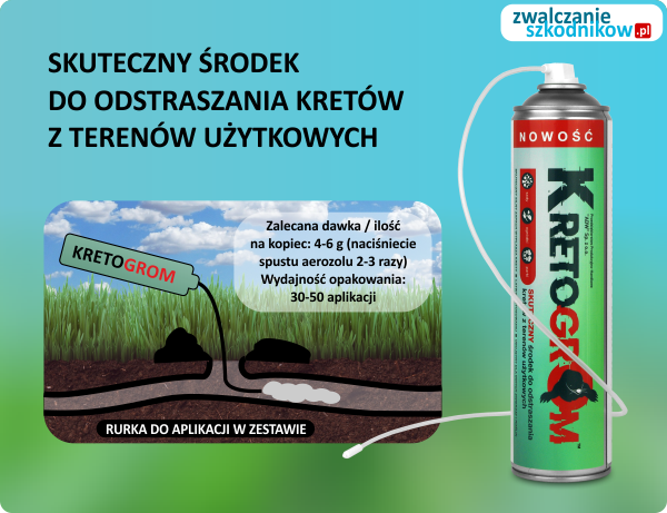 Odstraszanie kretów